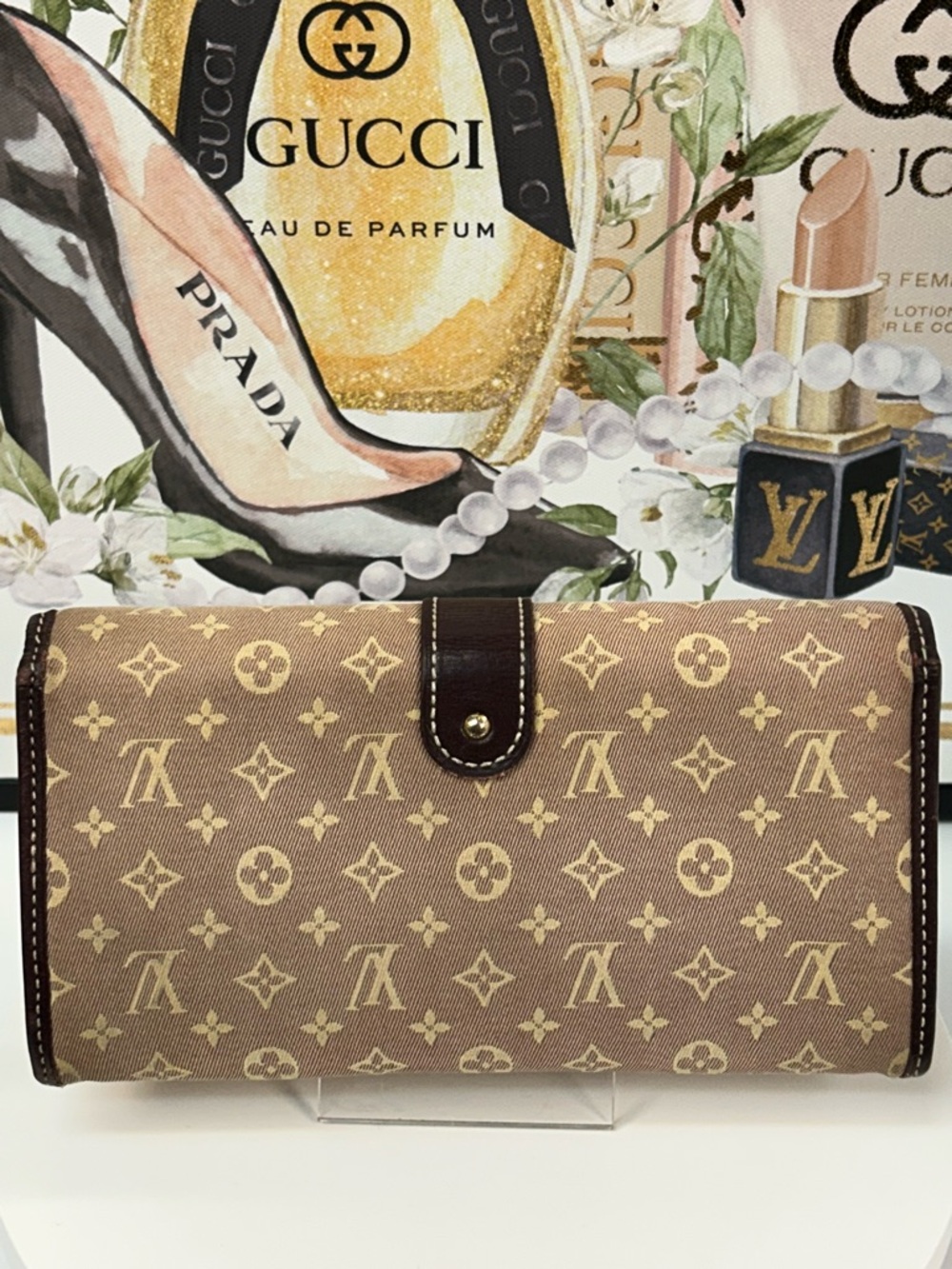 Louis Vuitton Monogram Idylle Portefeiulle Sarah Wallet 😍 - Picture 13 of 17